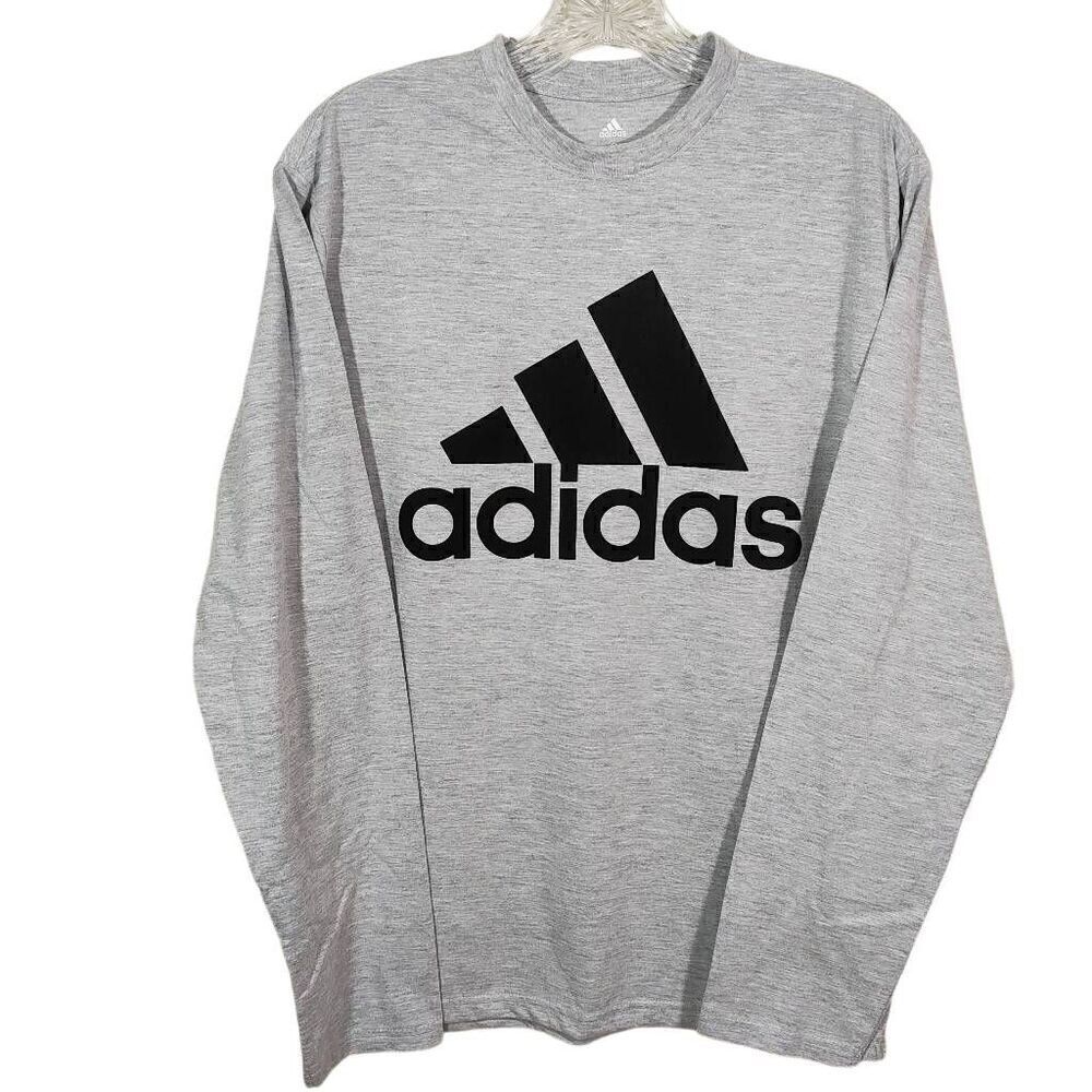 Adidas Golf Gray Long Sleeve T-shirt -A